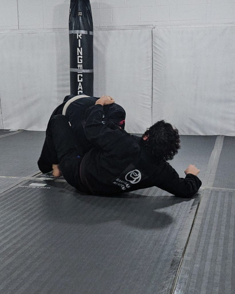 Brazilian Jiu-Jitsu gives you the ability to stand up when you fall down in a self-defense scenario.